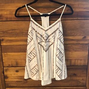 Sequined Tank Top from Express